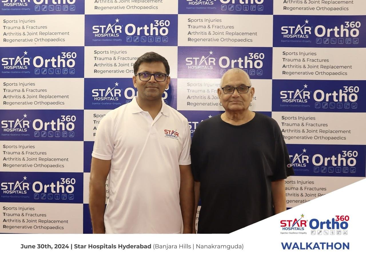 Dr Praveen Mereddy with Patient